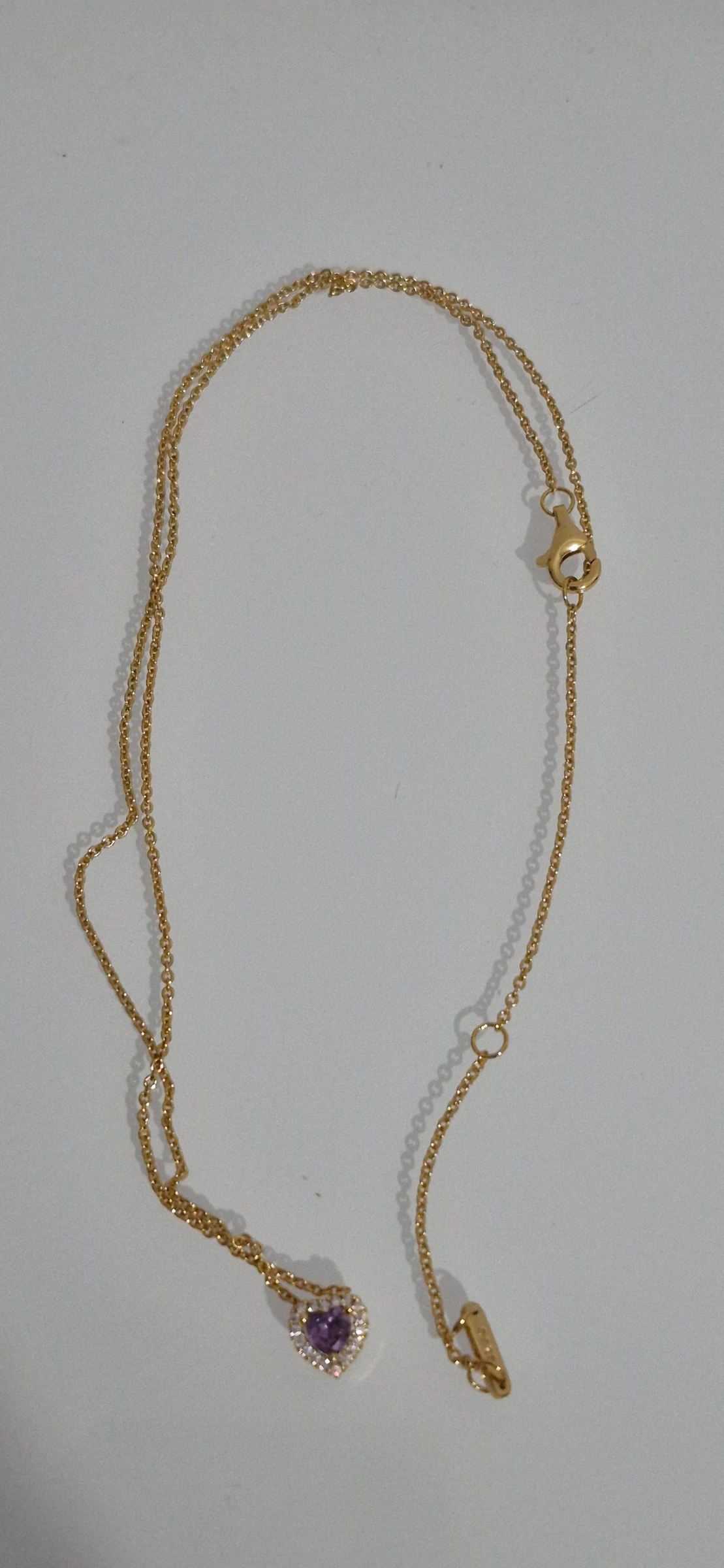 Collar Corazón en Plata Dorada – photo 7